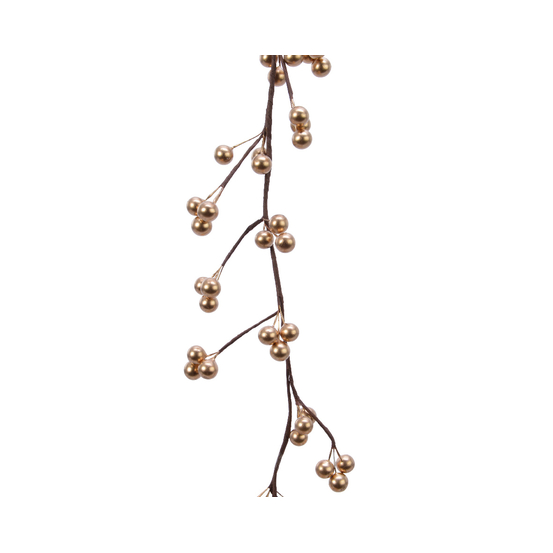 .Guirlande baies or 130 cm