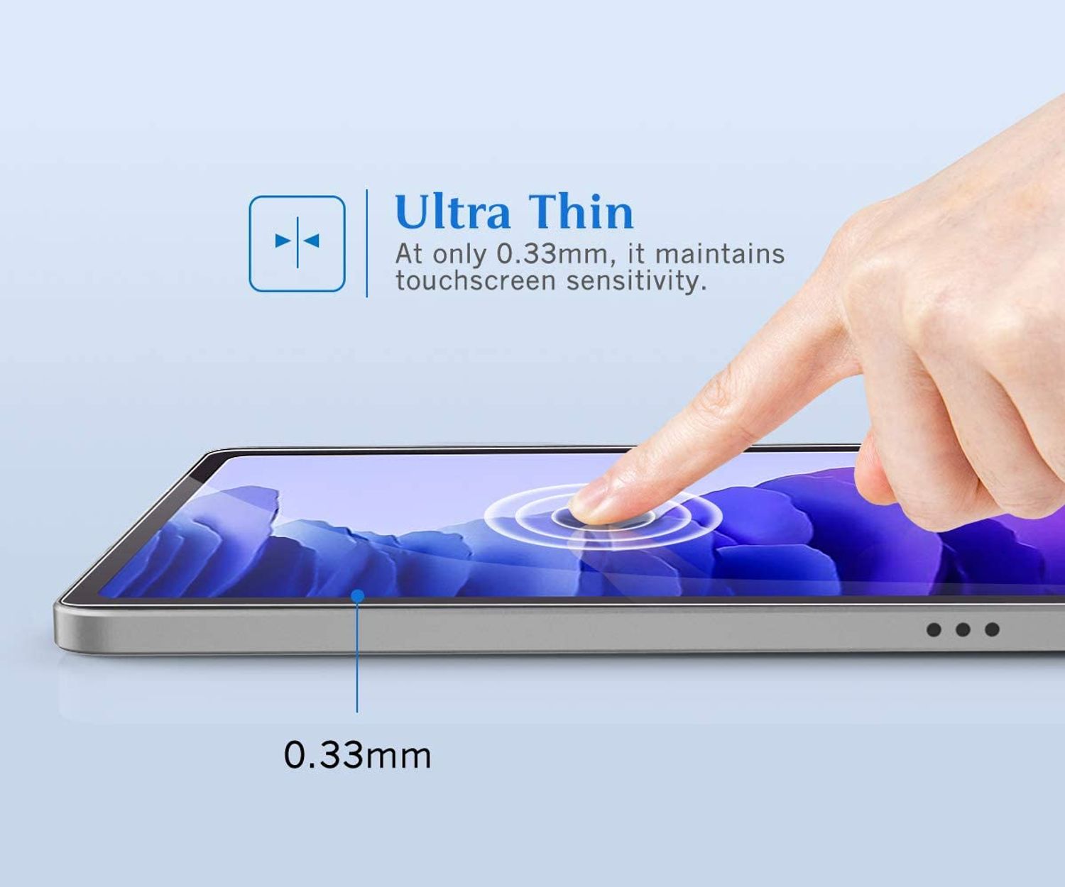 Samsung Galaxy Tab A7 Panzerfolie Glas Schutzglas Hartglas Schutzfolie Display
