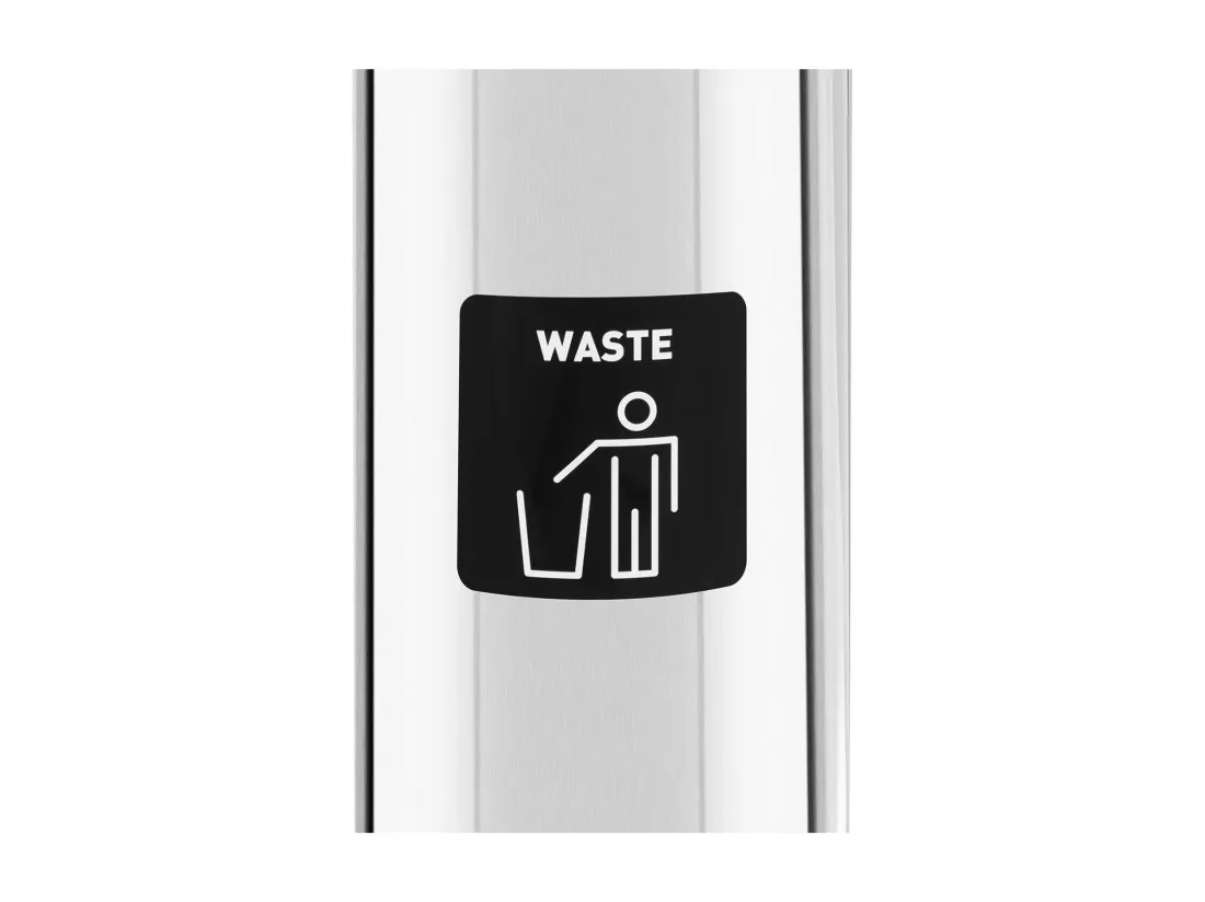 Poubelle 45 litres chrome 30 x 30 x 69 cm 14_0004453