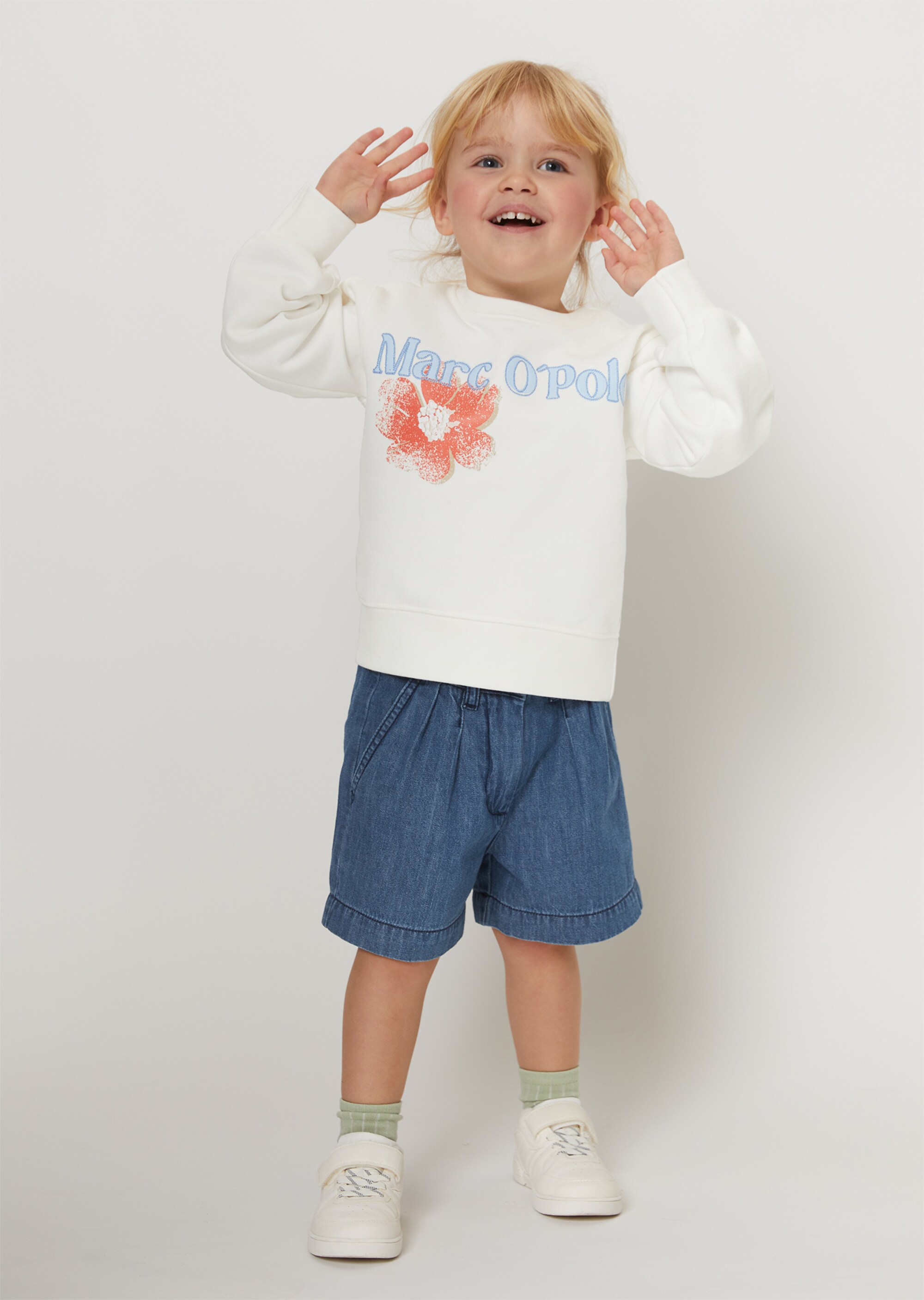 KIDS-GIRLS Sweatshirt aus reiner Bio-Baumwolle