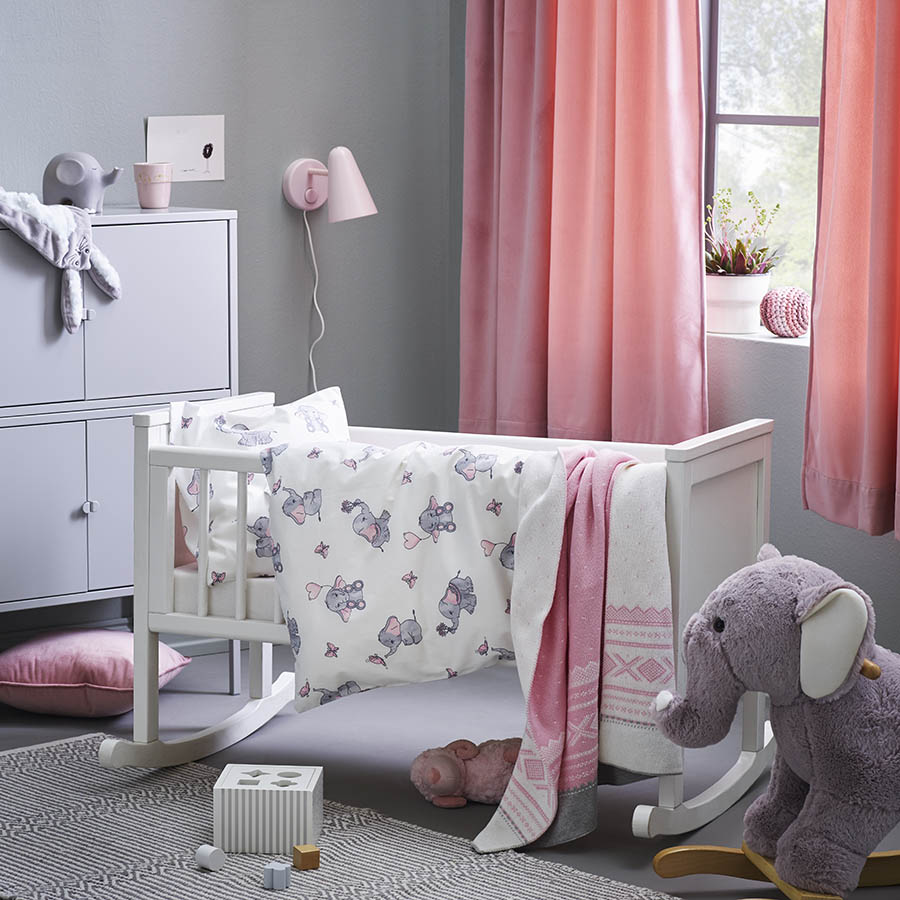 Loni gardin 140x160 rosa