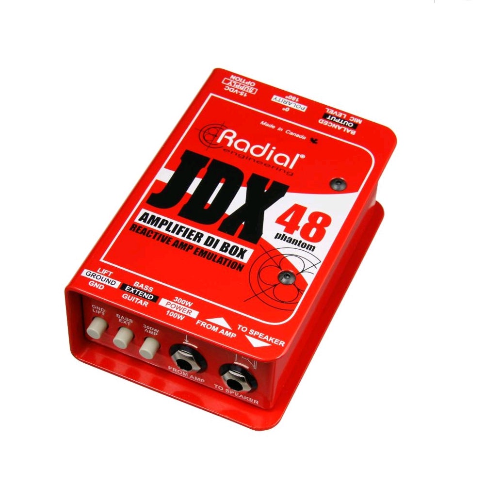 Radial JDX-48 Phantom gitaarversterker DI-box
