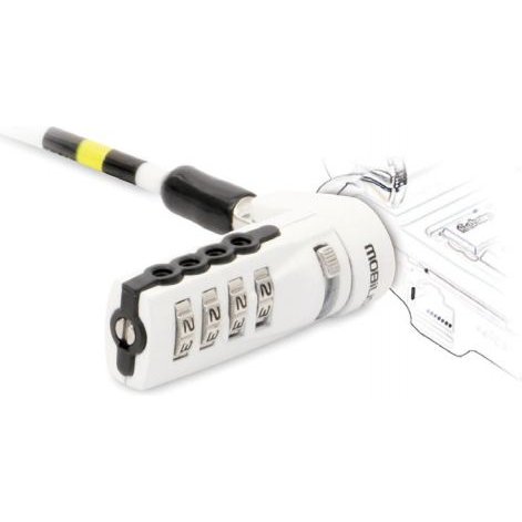 Mobilis 001254 câble antivol Blanc 1,8 m