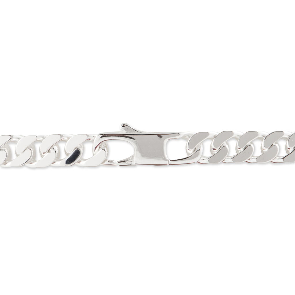 Bracelet Identité Casper Argent Blanc