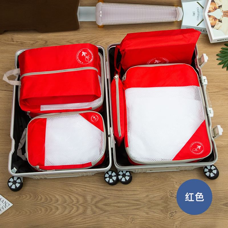 Masae - Set van 6: Compress Travel Packing Cube kledingorganizer (verschillende ontwerpen)