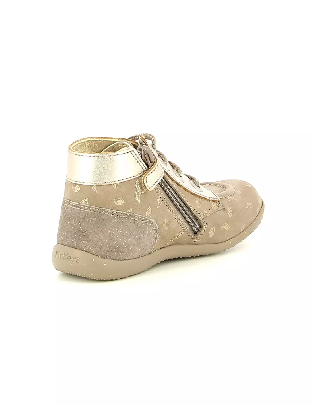 KICKERS BONZIP - Bottes Taupeorimprimé