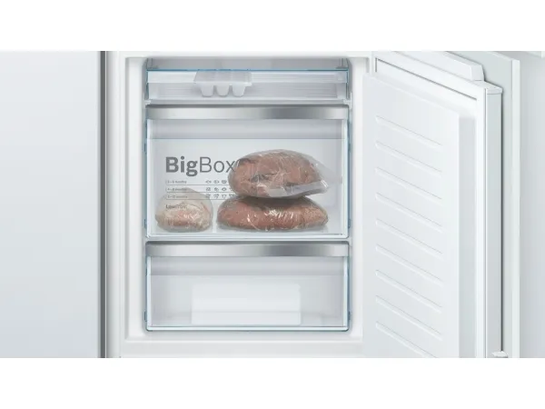 Bosch Serie | 6 KIS86AFE0 - Køleskab/fryser - bund-fryser - til indbygning - niche - bredde: 56 cm - dybde: 55 cm - højde: 177.5 cm - 266 liter - Klasse E