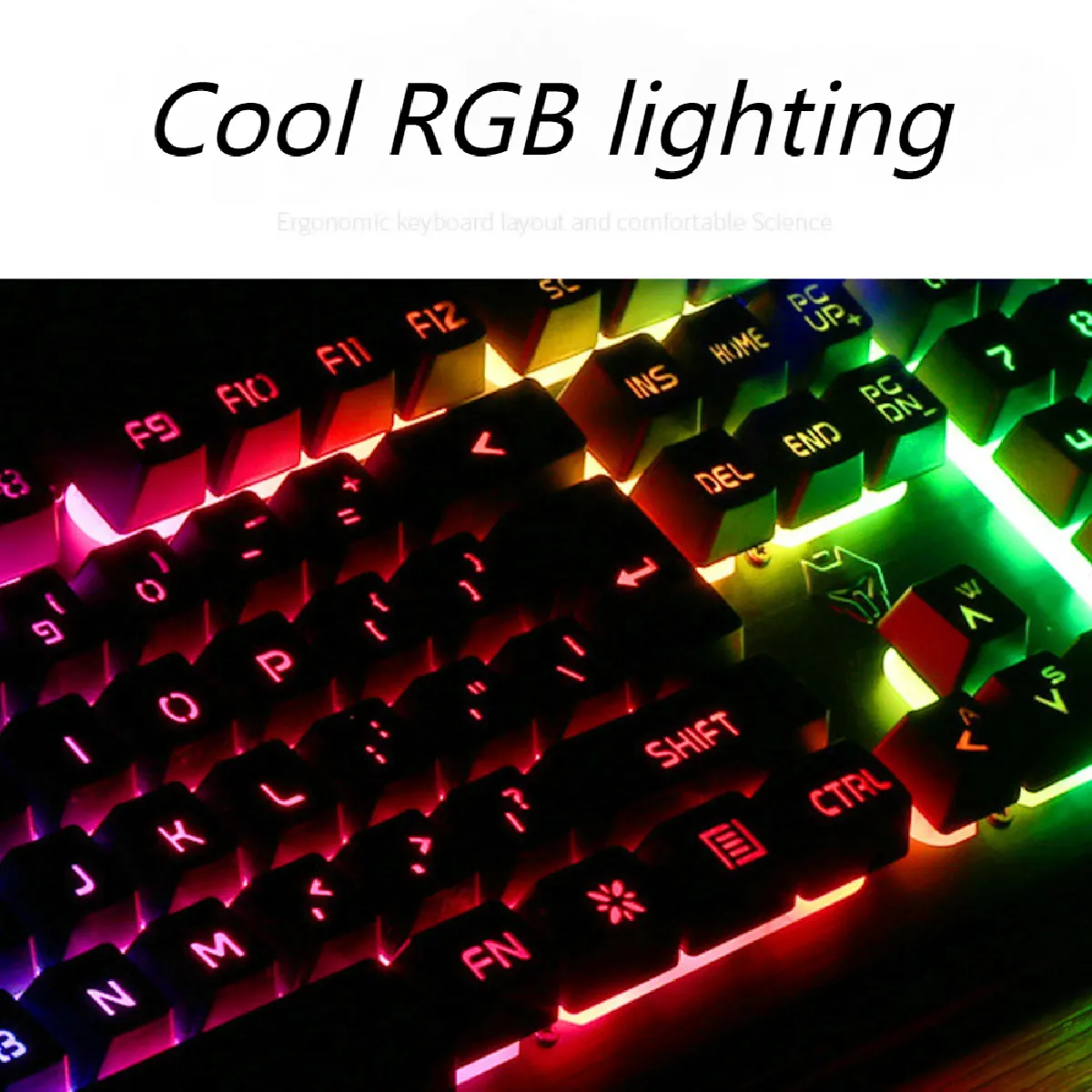 General Ensemble Clavier & Souris Gaming RVB