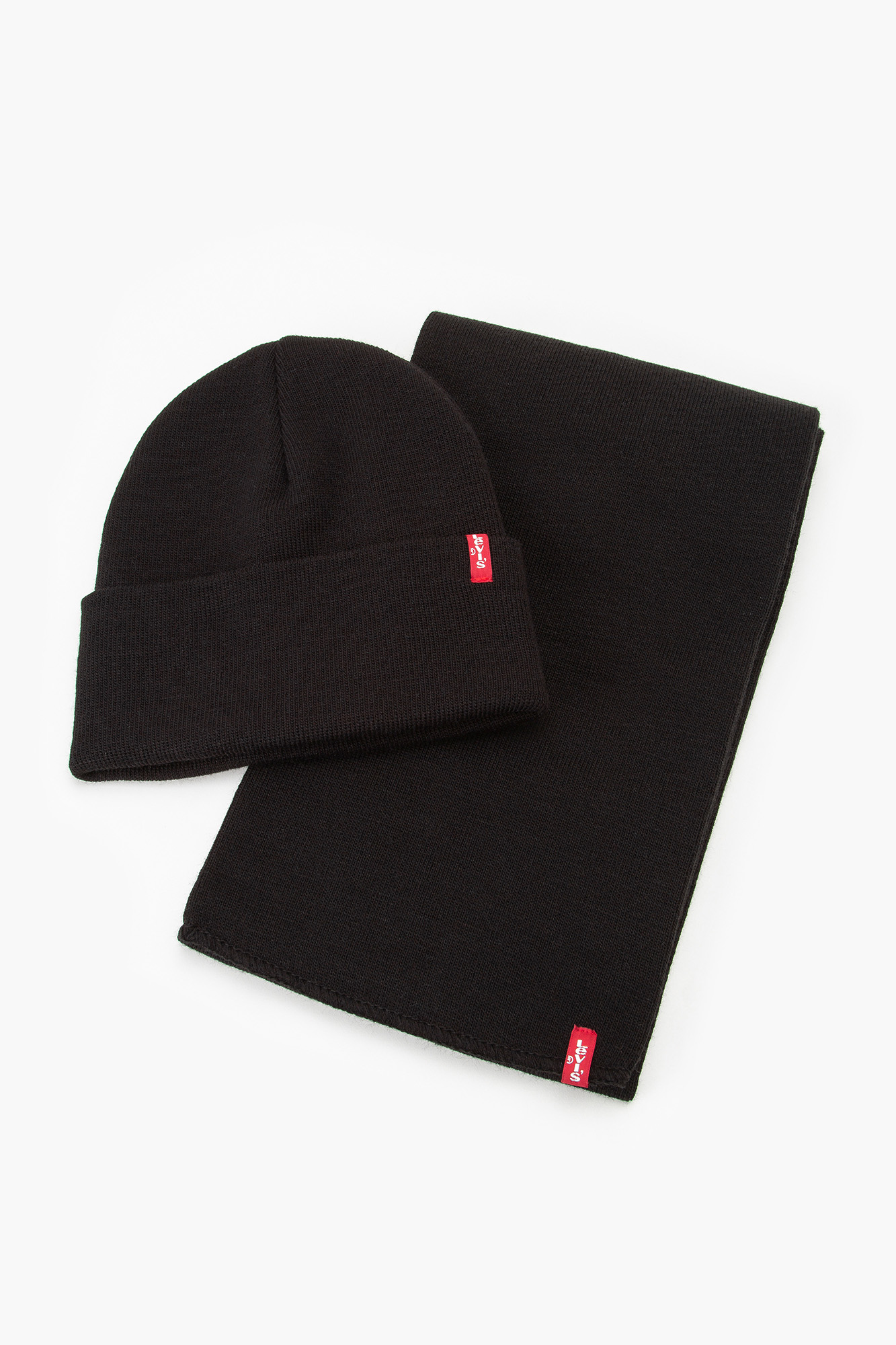 Conjunto de gorro e cachecol Levi's