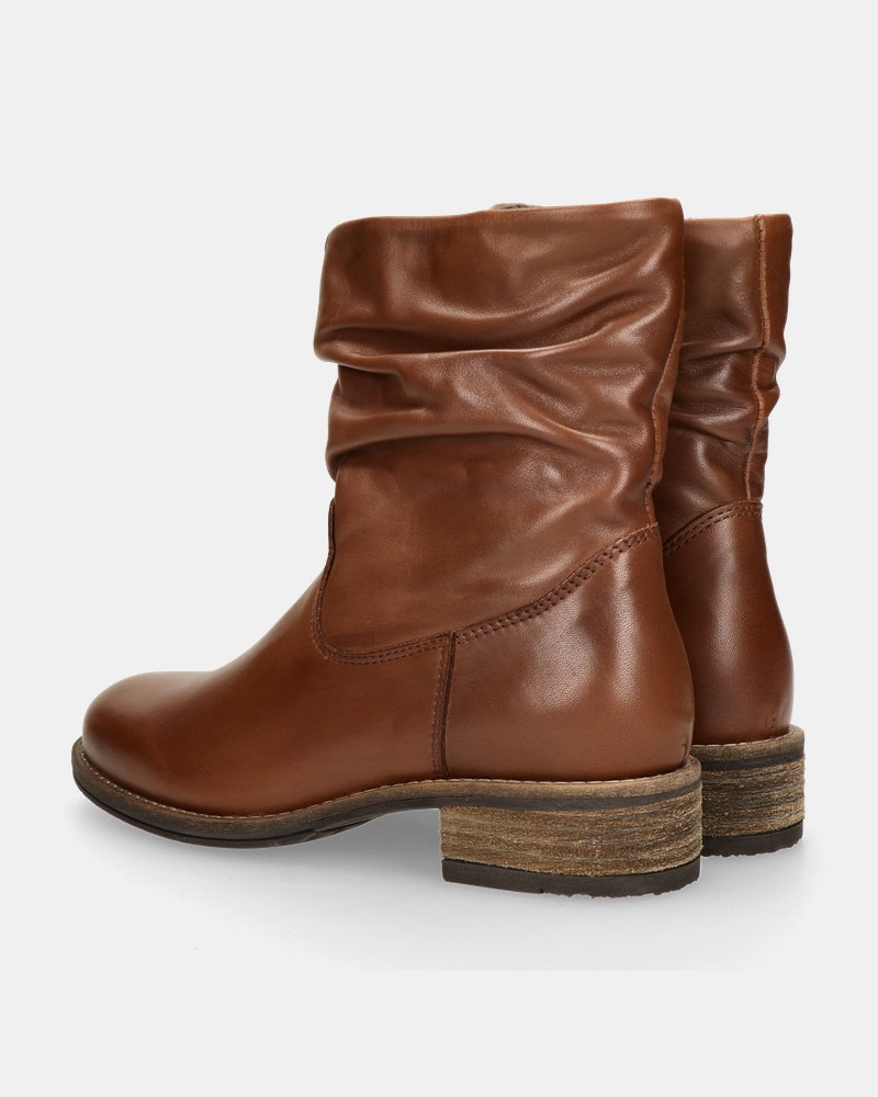 Nelson Rits- & gesloten boots  - cognac
