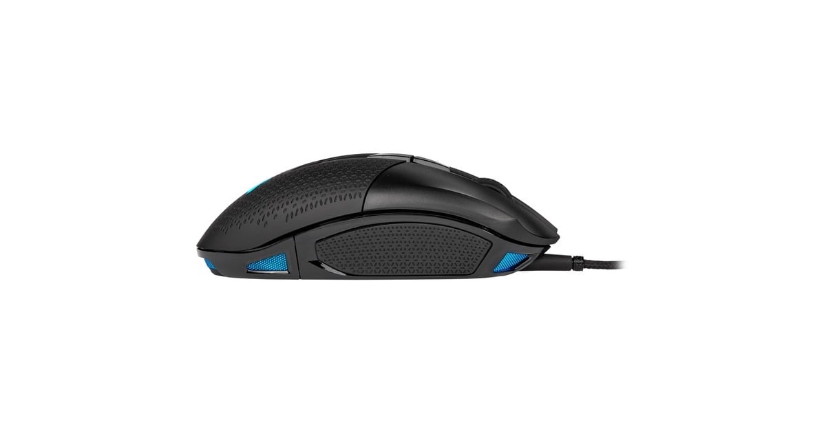 CorsairNightsword RGB gaming muis  (Zwart, 100 - 18,000 dpi, RGB leds)