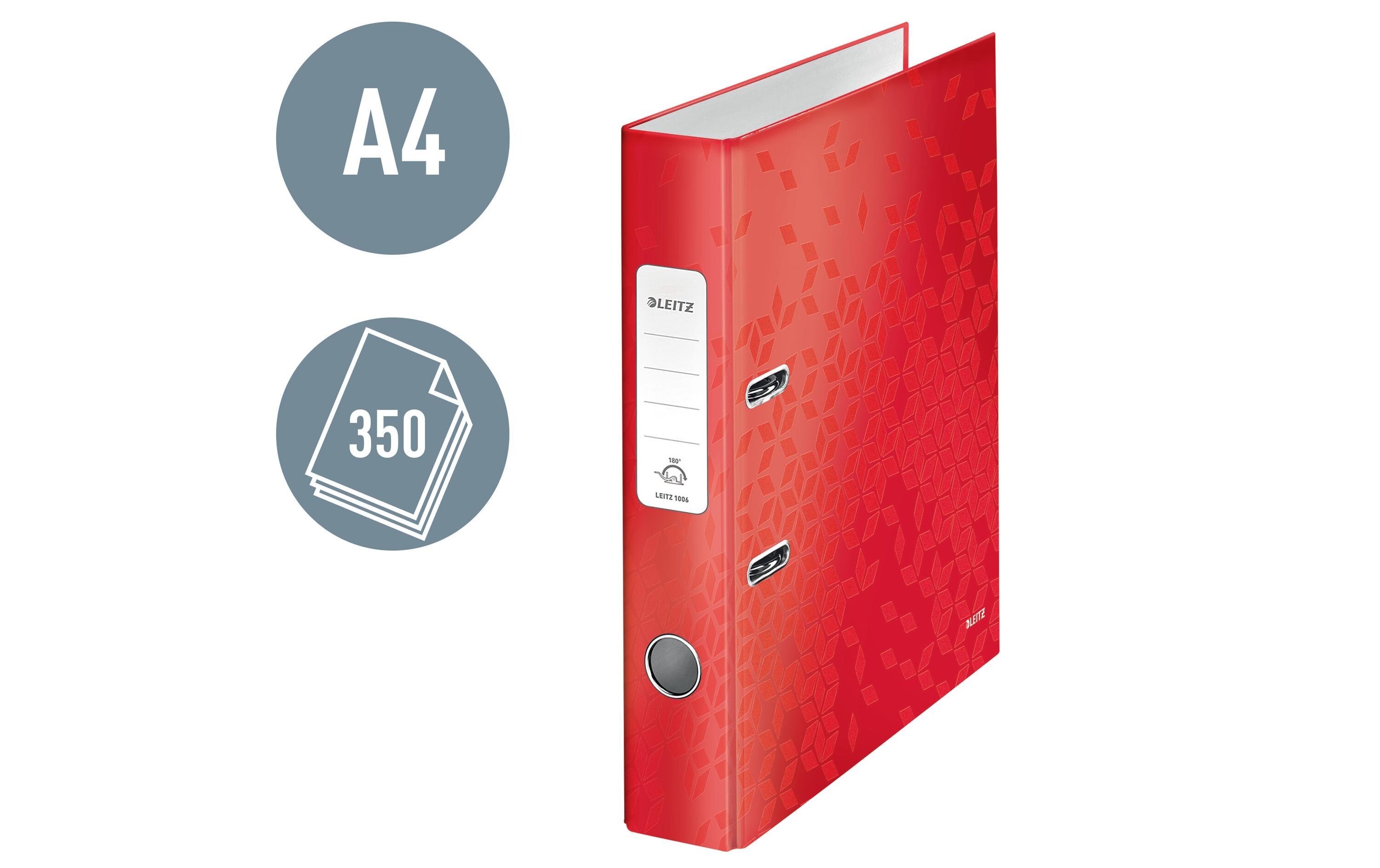 Ordner 180° WOW 5 cm, RotA4-Qualitäts-Ordner