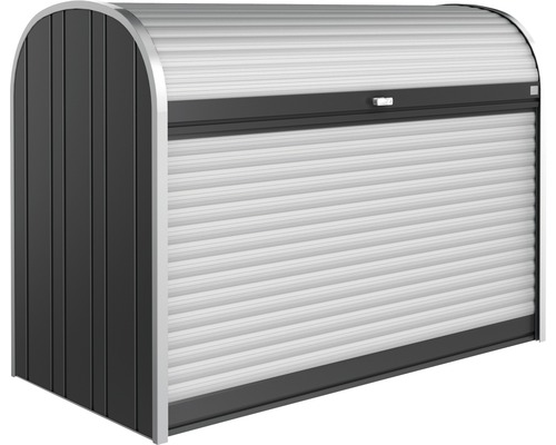 Biohort StoreMax 190 bakken opbergbox, 190x97x136 cm, donkergrijs metallic