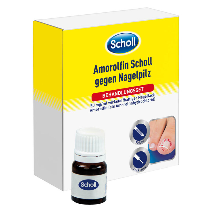 Amorolfin Scholl gegen Nagelpilz Behandlungsset, 2.5 ml