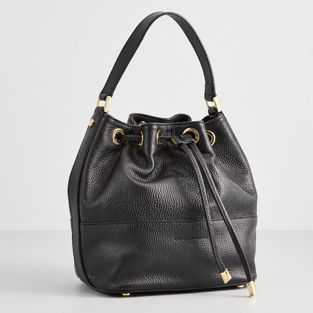 Christian Laurier Sac seau en Cuir Kate noir - 38x22x17 cm
