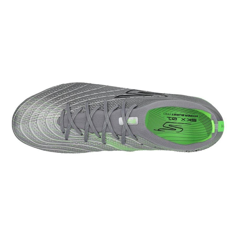 Skechers SKX_01 Low FG Laser Comfort - Argenté/Vert