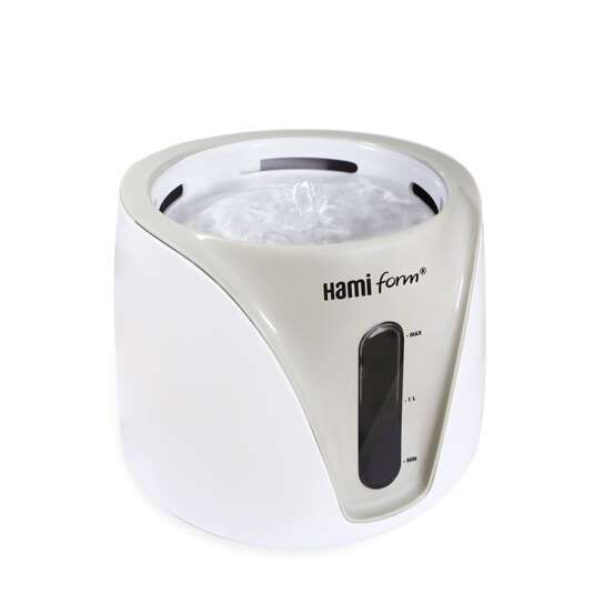 Bar à Eau-Fontaine Silencieuse, blanc - L. 15.6 x l. 20 x H. 20 cm