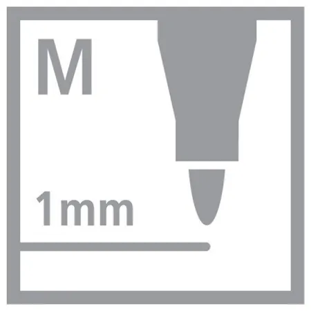 Folienstift - STABILO OHPen universal - permanent medium - 10er Pack - rot