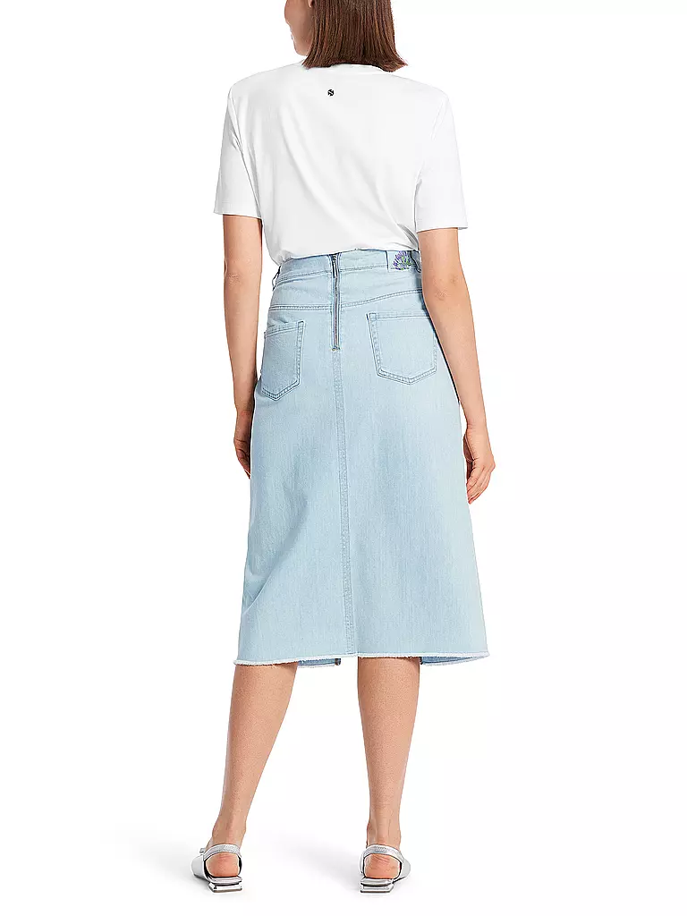 MARC CAIN Jeansrock hellblau
