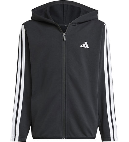 adidas Performance Sweatset - J 3S FT TS - Black/White
