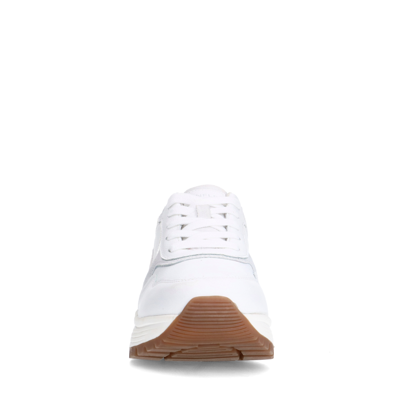 Witte leren sneakers