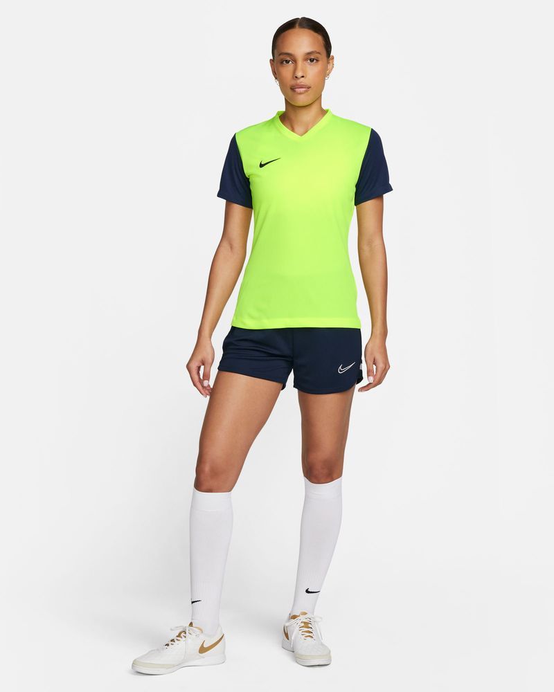 Maillot Nike Tiempo Premier II Jaune Fluo pour femme