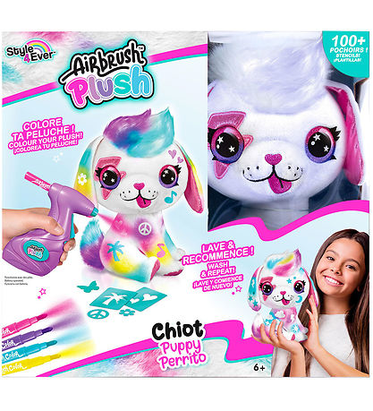 Airbrush Plush Kuscheltier - DYI Hund