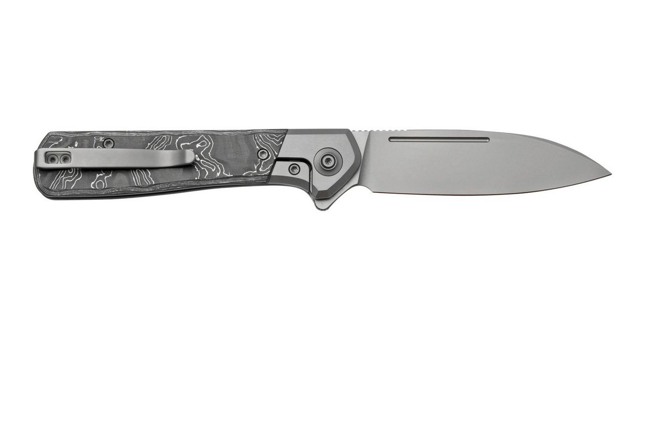 WE Knife Soothsayer WE20050-3 Grey Titanium/Carbonfiber, zakmes
