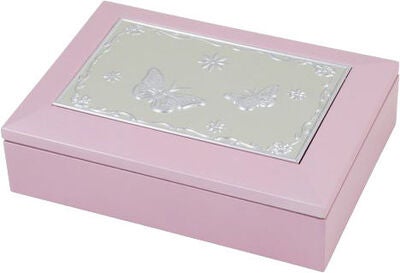 Design Cardelll Smykkeskrin med Spilledåse, Rosa