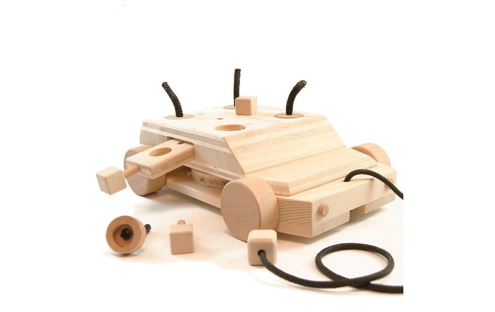 Strategie-Spiel Auto, sehr schwierig<br>Holzspiel für «Knobel-Hunde»