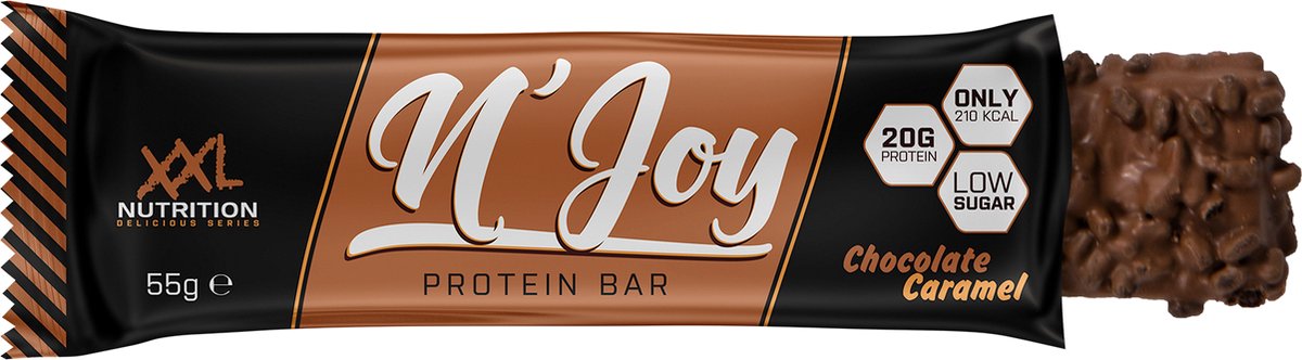 XXL Nutrition N’Joy Protein Bar Chocolate Caramel (55 gr)