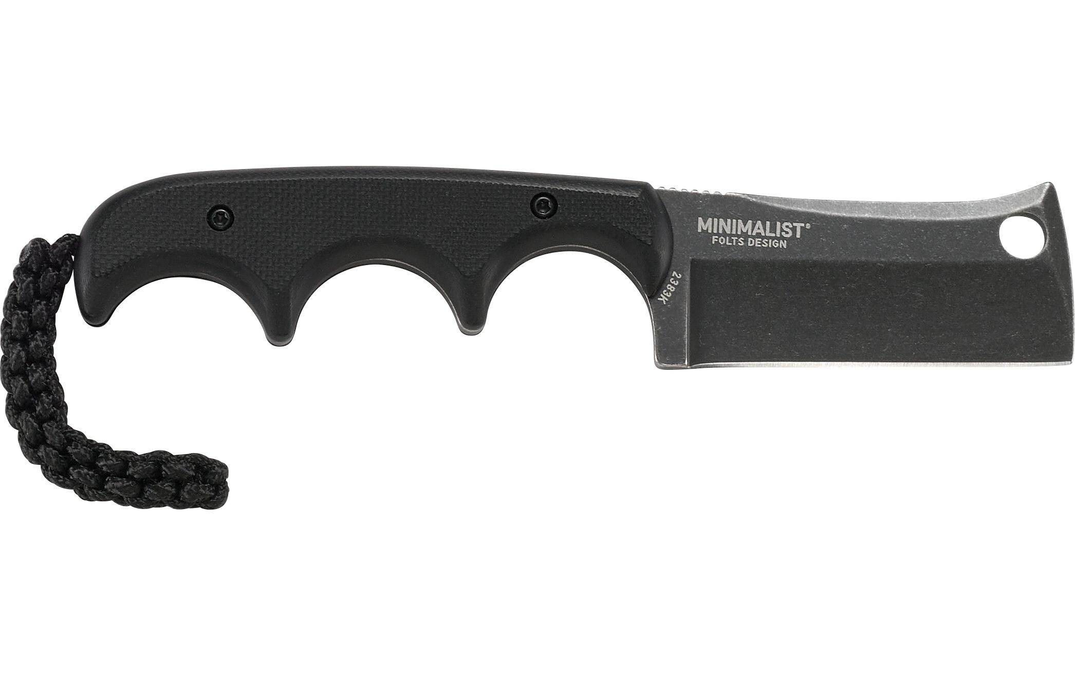 Taschenmesser Minimalist Cleaver BlackoutNackenmesser