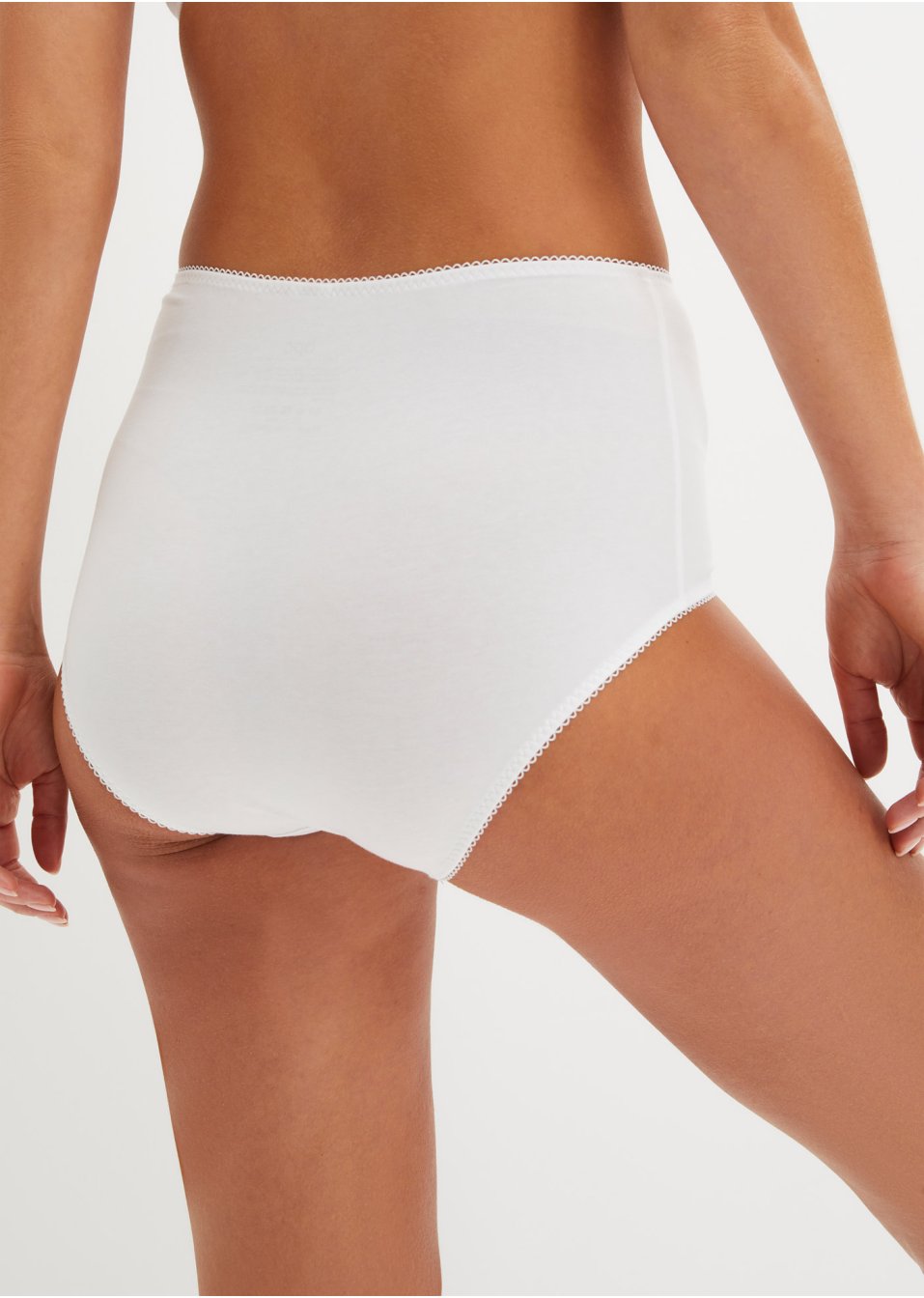 Lot de 3 slips taille haute avec coton