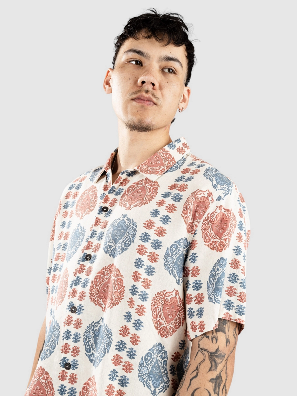 Rhythm Valley Stripe Shirt cream