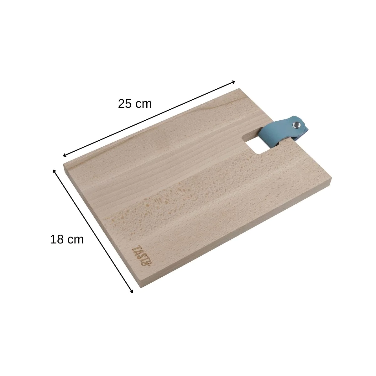 Planche à découper en bois rectangulaire 25 x 18 cm Green Tasty