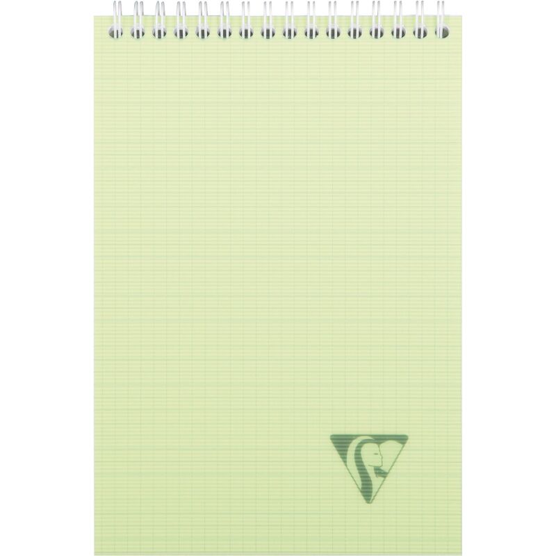 Bloc de bureau Linicolor Clairefontaine 14,8 x 21 cm spirale couleurs aléatoires - 5 x 5 - 80 feuilles