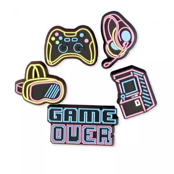 Breloques Jibbitz Lights Up Neon Gamer CROCS