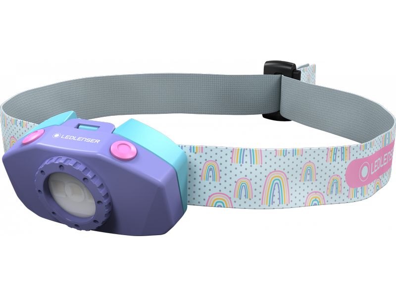 LED LENSER Stirnlampe Kidled 2 Lila Kompakte und leichte Kinderkopflampe