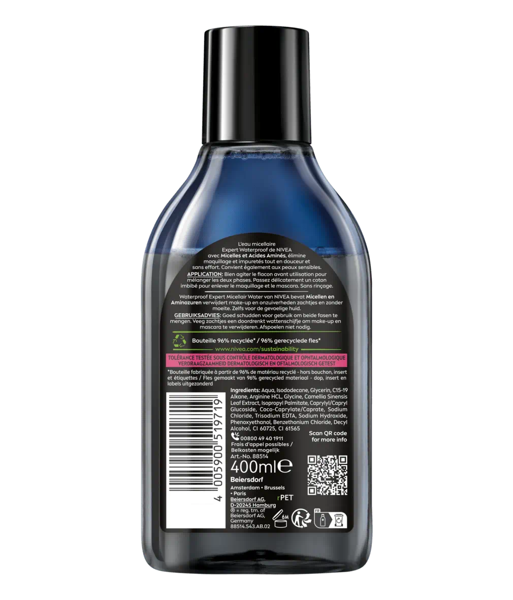 EAU MICELLAIRE DEMAQUILLANTE WATERPROOF EXPERT