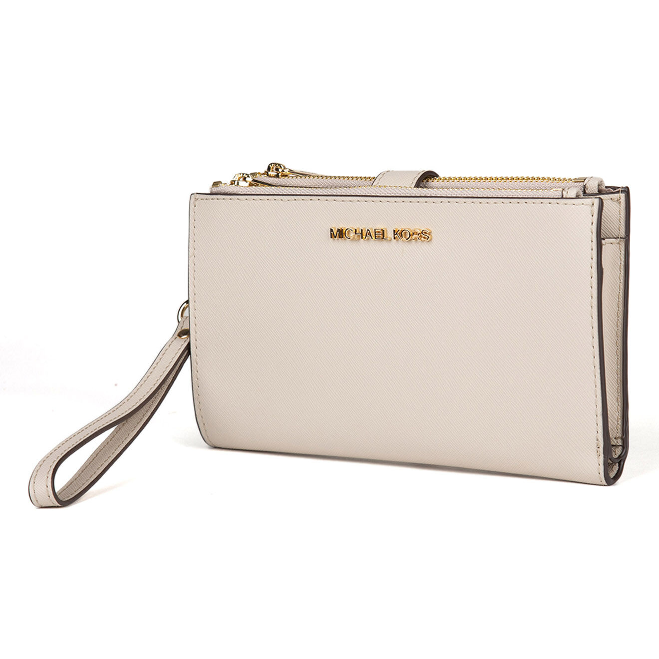 Michael Kors Portefeuille en Cuir Jet Set sable - 9.5x18x2.5 cm