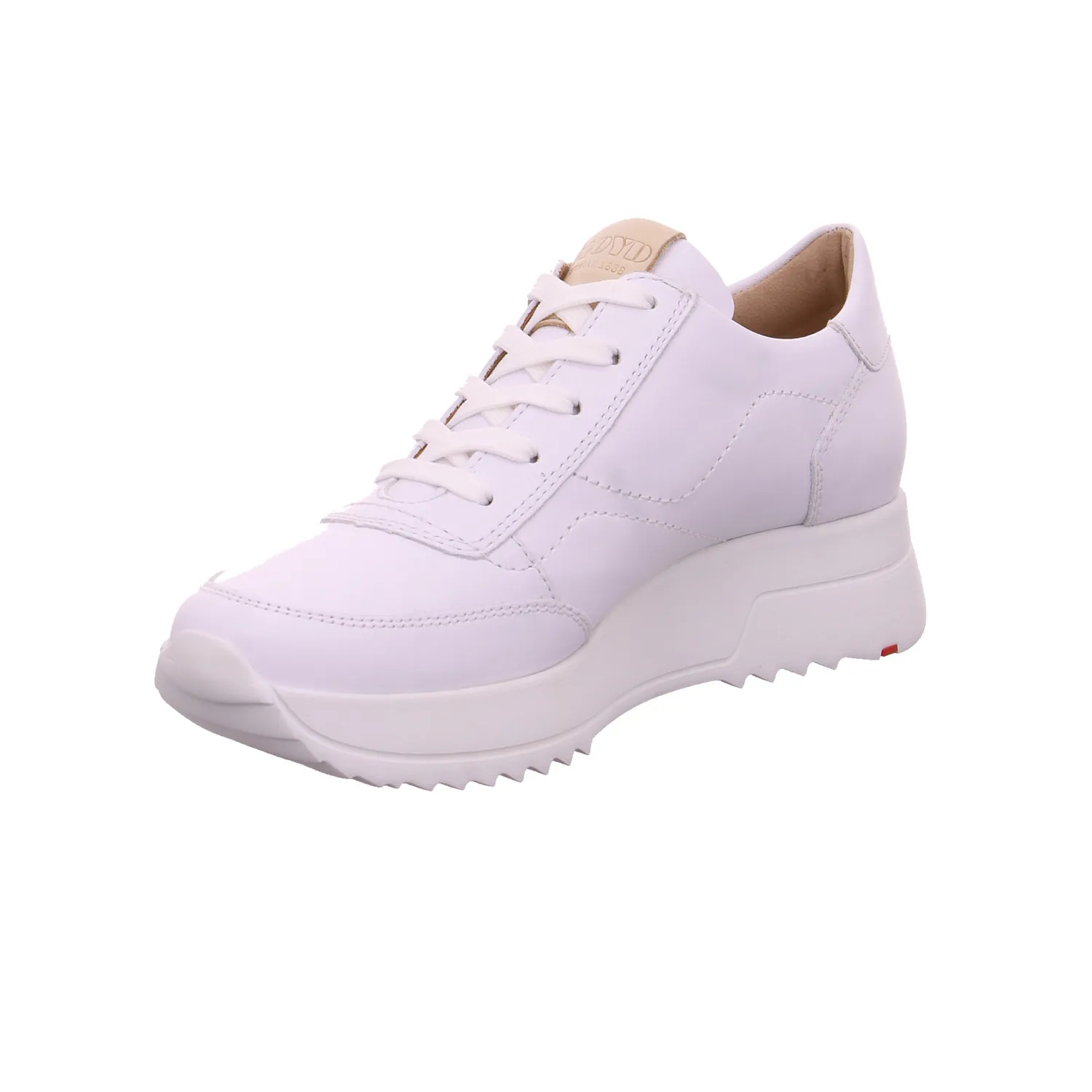 LLOYD Sneaker Weiss Leder  mit Lederfutter