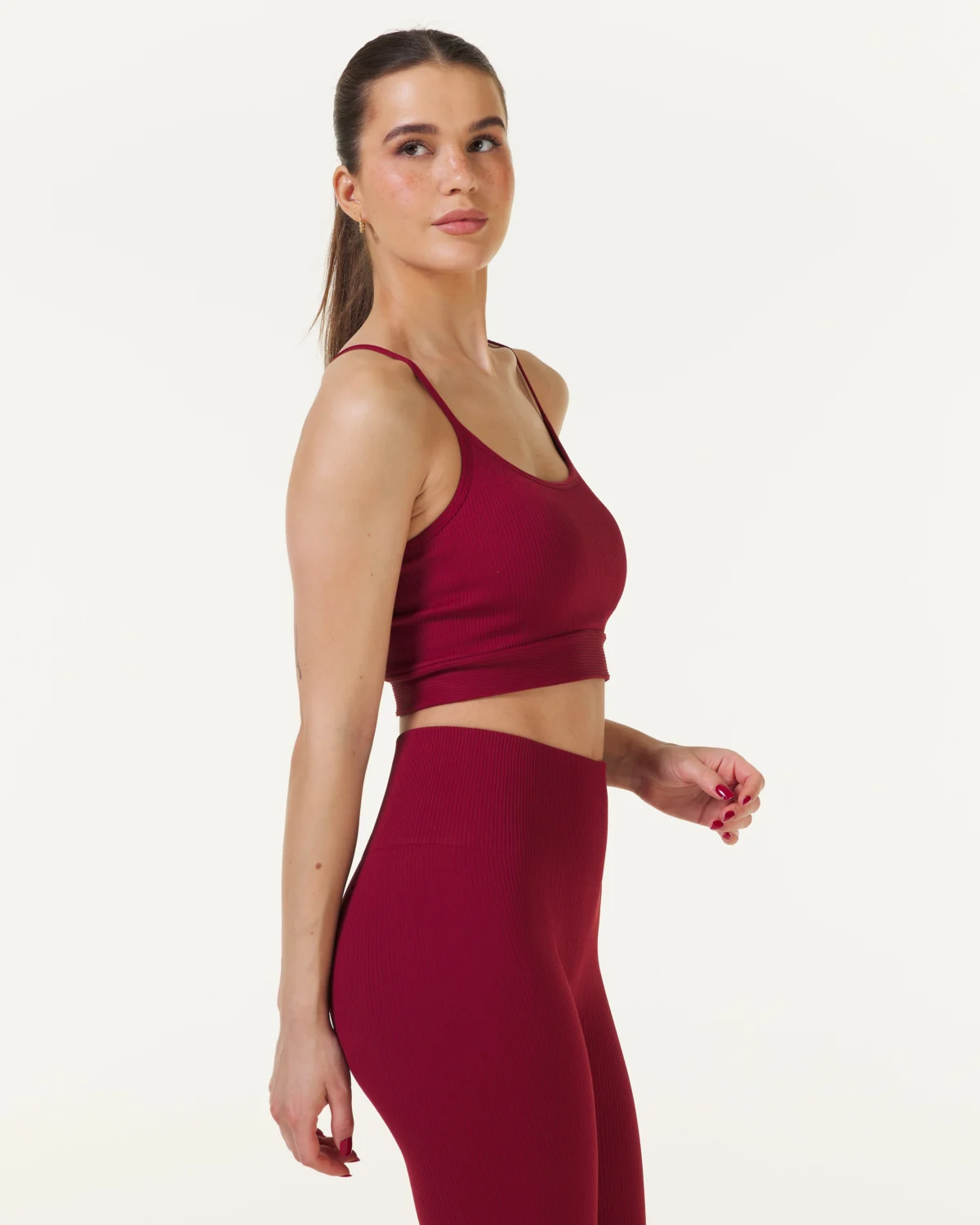 Bumpro Perfect Rib Bra Wine