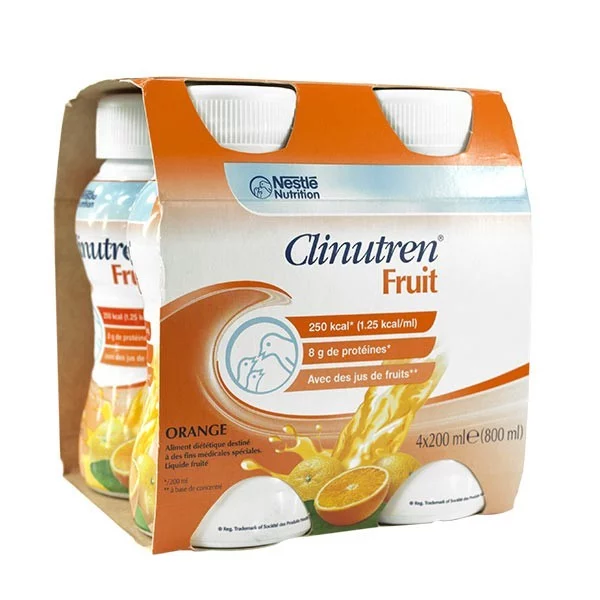 CLINUTREN® Fruits Orange - 4x200ml