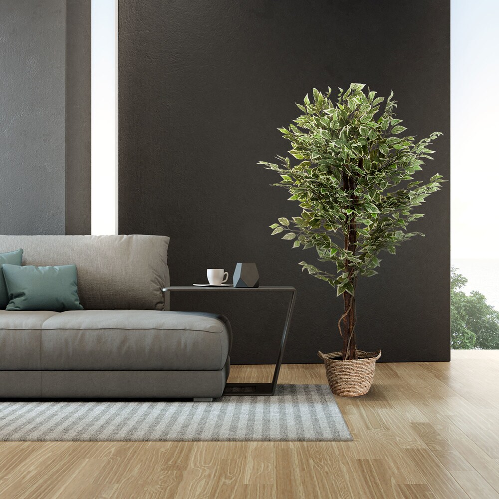Kunstpflanze FICUS Kunststoff, Stoff hjh OFFICE