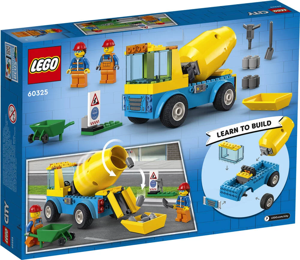 LEGO®CITY 60325 - LE CAMION BETONNIERE