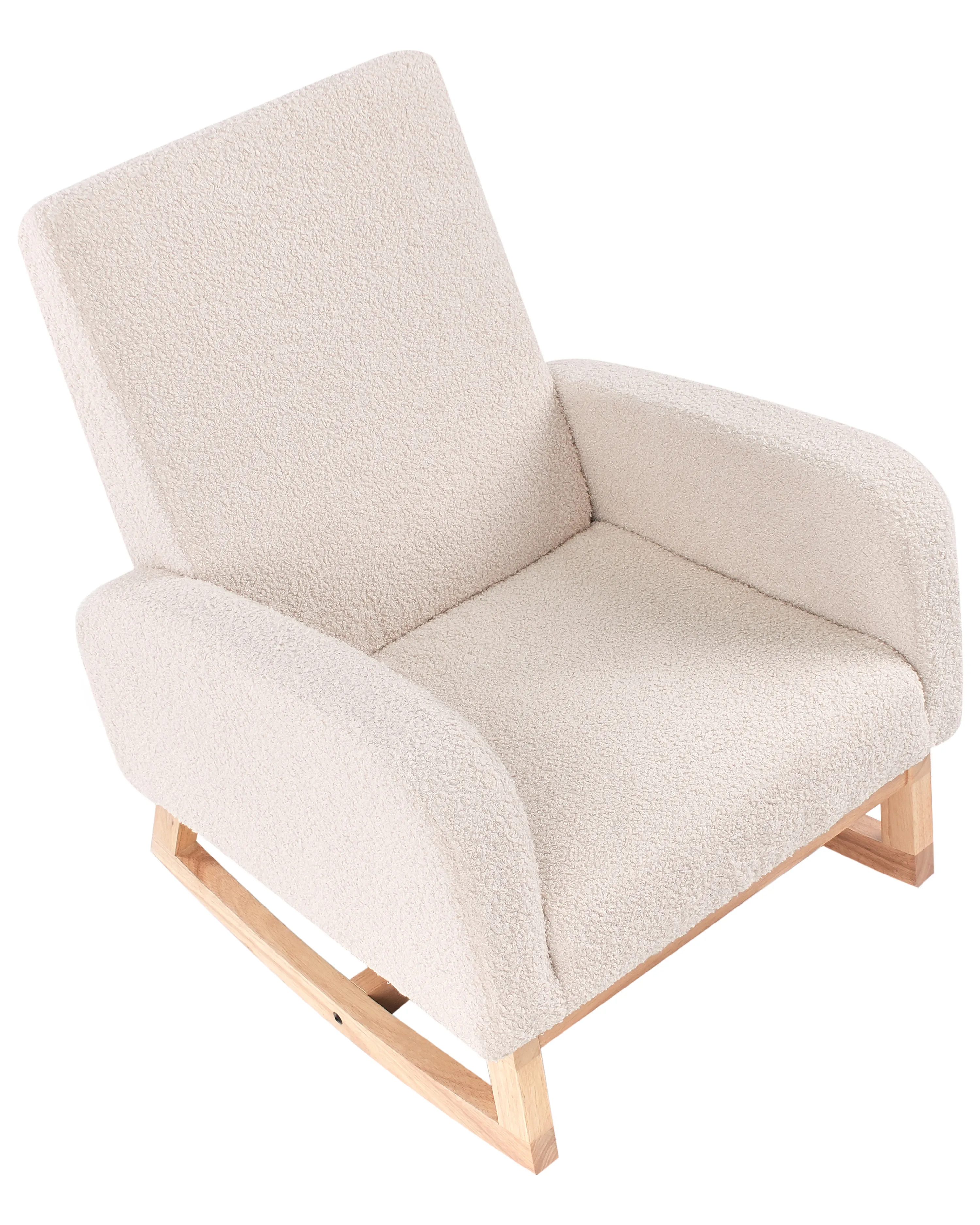 Kinderschommelstoel NORBY Bouclé Lichtbeige