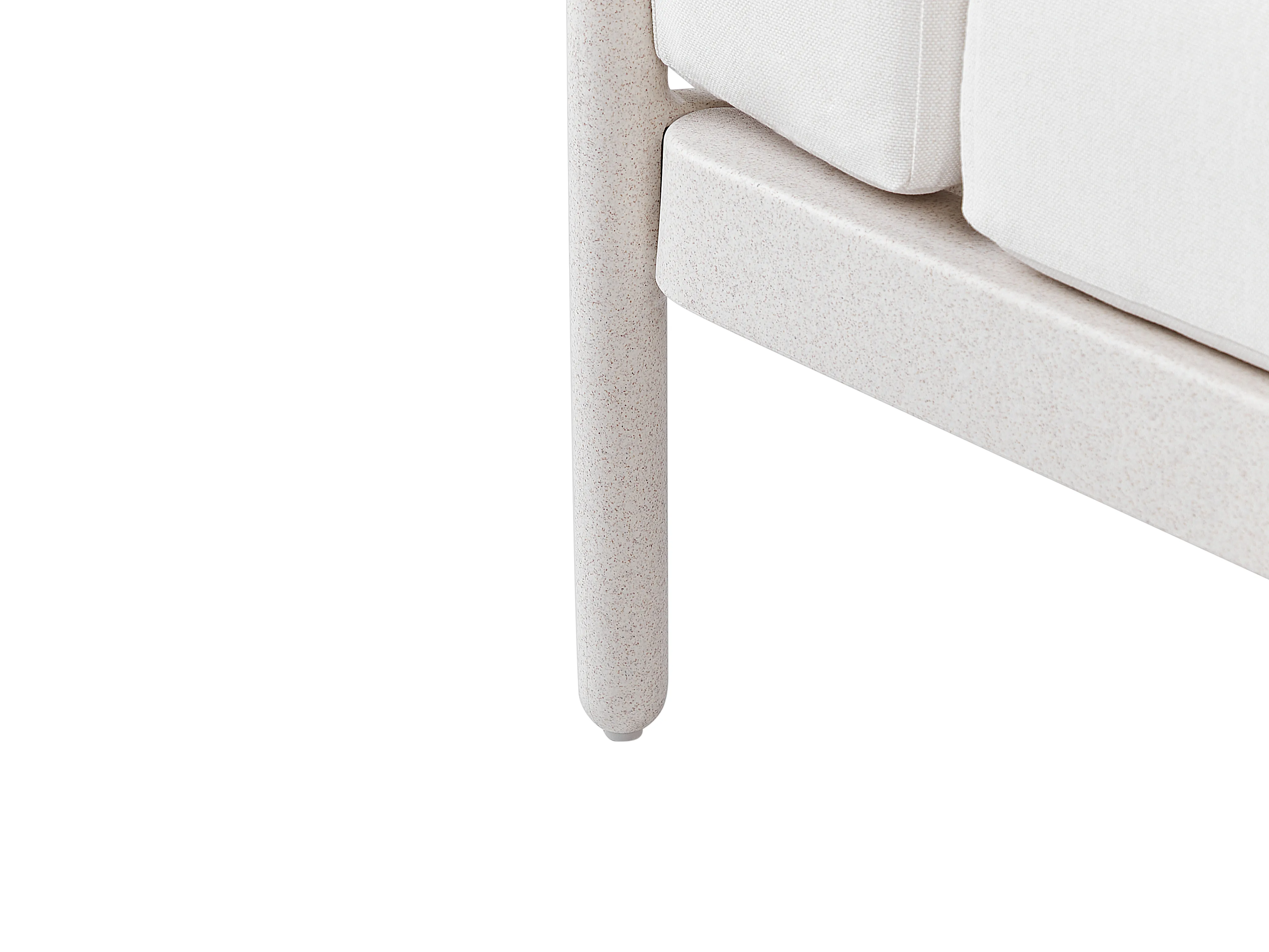 Loungeset met tafel 4-zits FERRETTI Lichtbeige