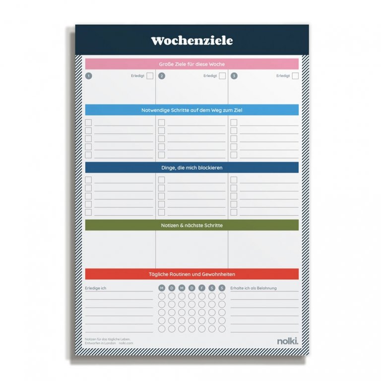 Nolki Wochenzielplaner