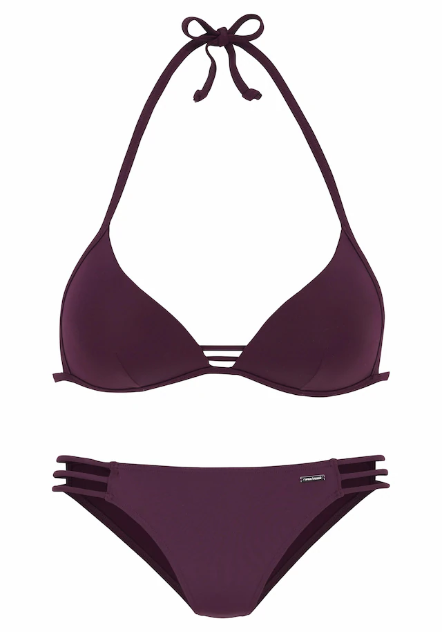 Bruno Banani Triangel-Bikini mit Zierbändern