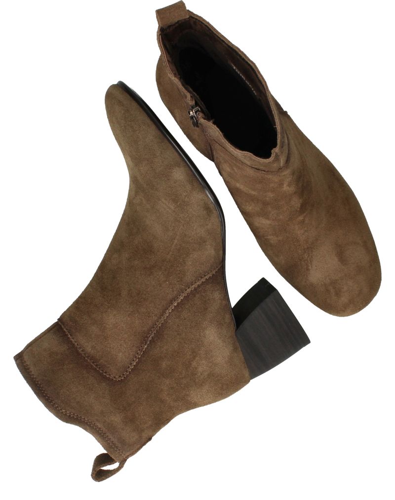 Tamaris Enkellaarsjes Cognac Dames